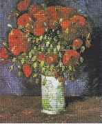 Vincent Van Gogh Vase with Red Poppies USA oil painting artist